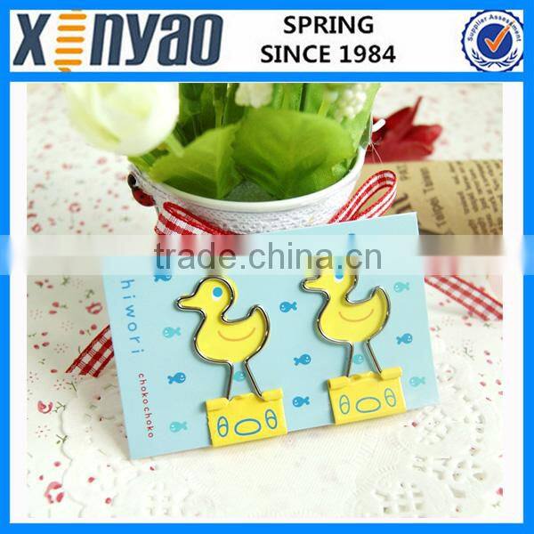 Hight quality Promotional gifts customer dessign white color animalsl binder clips