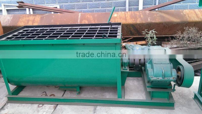 High output Horizontal Fertilizer Mixer,organic fertilizer mixer machine