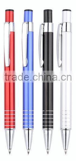 2014 wholesale promotional metal case ball pen