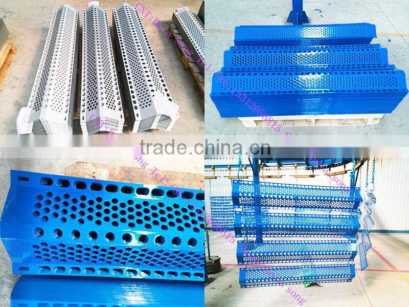 WF-DS014 steel windbreak type highway fence wall