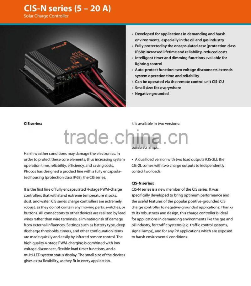 Electricity Save Easy Use Very Clean Solar Panel Controller