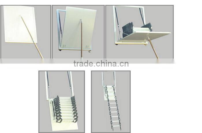 Electric remote control loft ladder