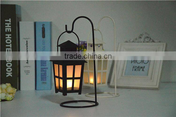 2015 new design retro European-style metal candle holder,hanging wrought iron candlestick
