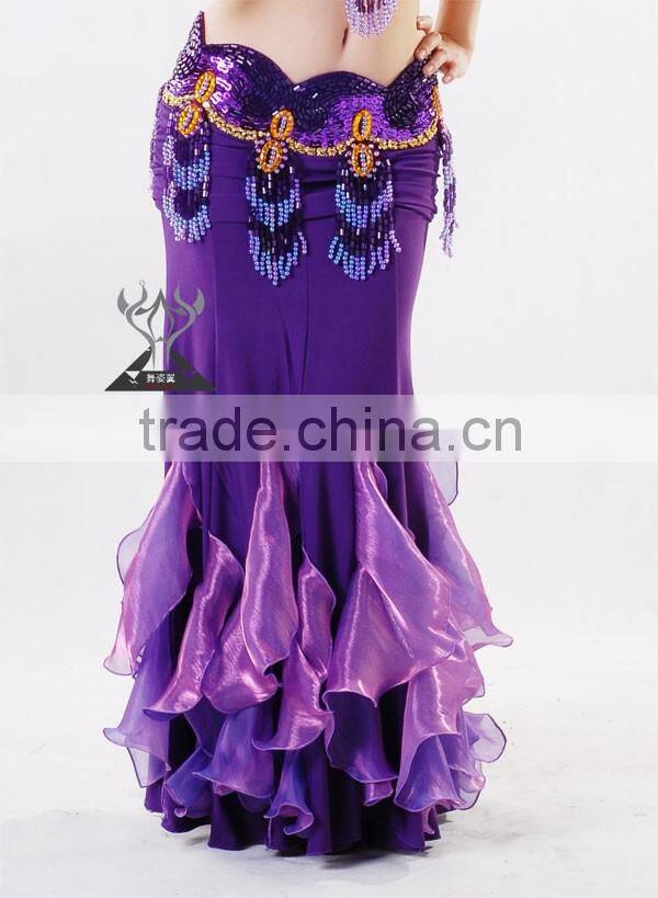Fish Mermaid Belly Dance Costume Skirts for Performance (QC1356)