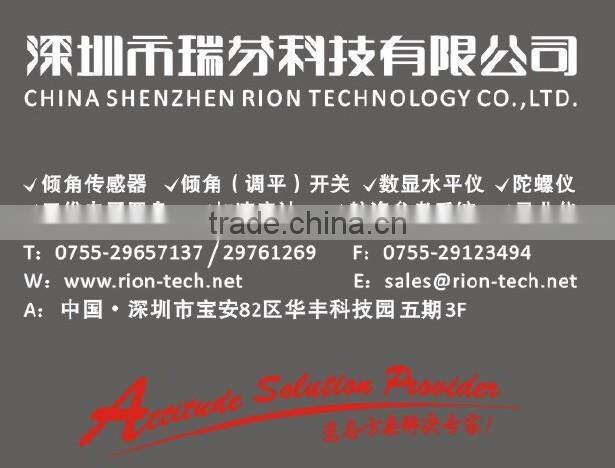 High stability electronic inclinometer sensor