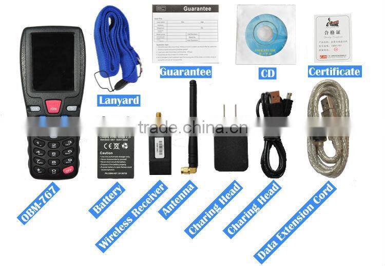 Saints-767 Wireless laser handheld pda data collection device,usb wireless barcode scanner
