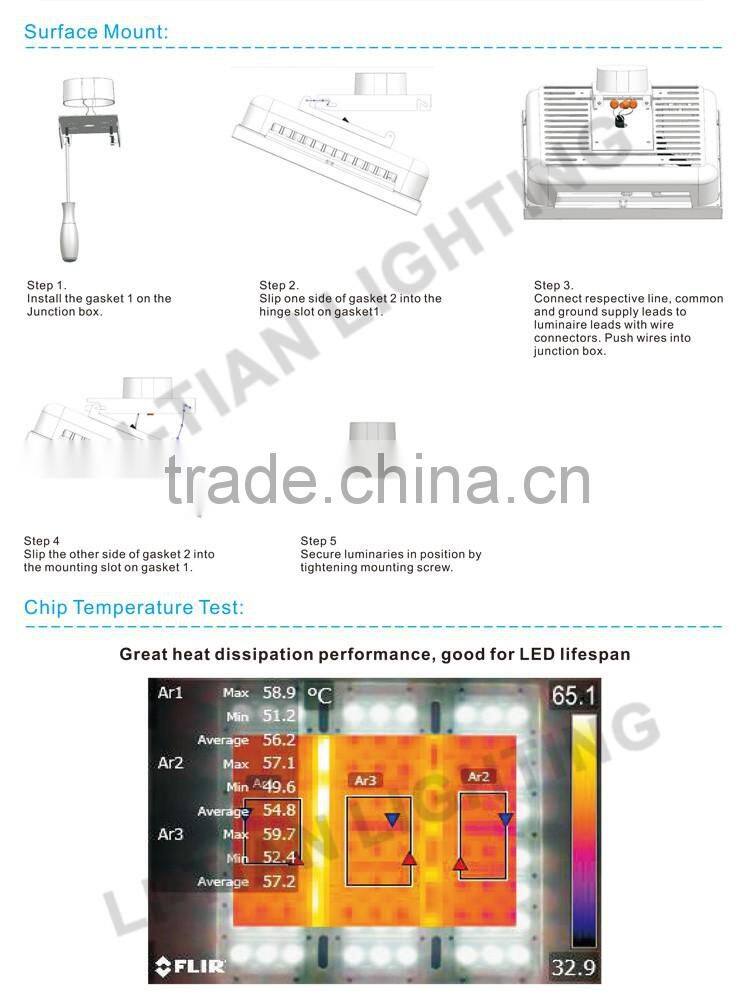 150w led gas canopy light use meanwell driver cree chip led gas canopy light