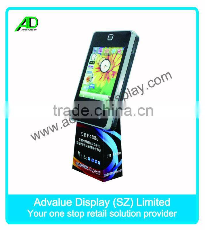 Fascinating cellphone advertising cardboard standee
