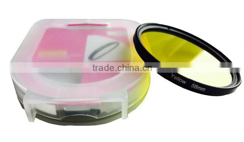 High-Precision Universal Aluminium Colorful Camera Filter For Video DSLR