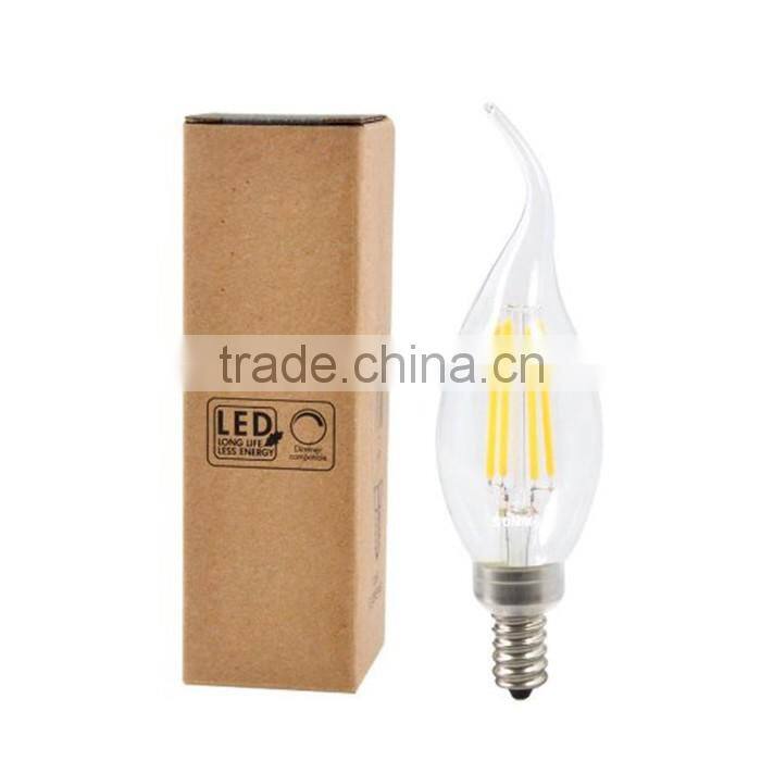 C35 360 degree led filament bulb 6w led filament bulb