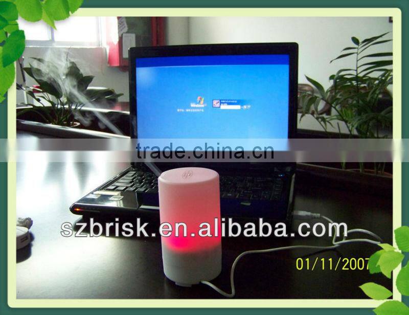 USB Air Humidifier Purifier Aroma Diffuser Vaporizer Freshener LED Light