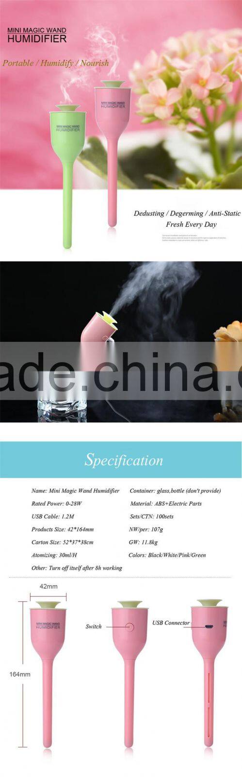 New usb magic stick desk humidifier ultrasonic aroma air diffuser mist maker