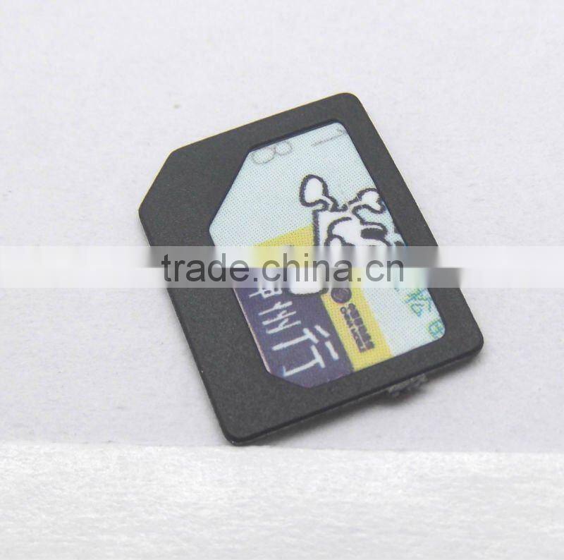 Hot nano to microsim card adapter with retail blister box packing for iphone