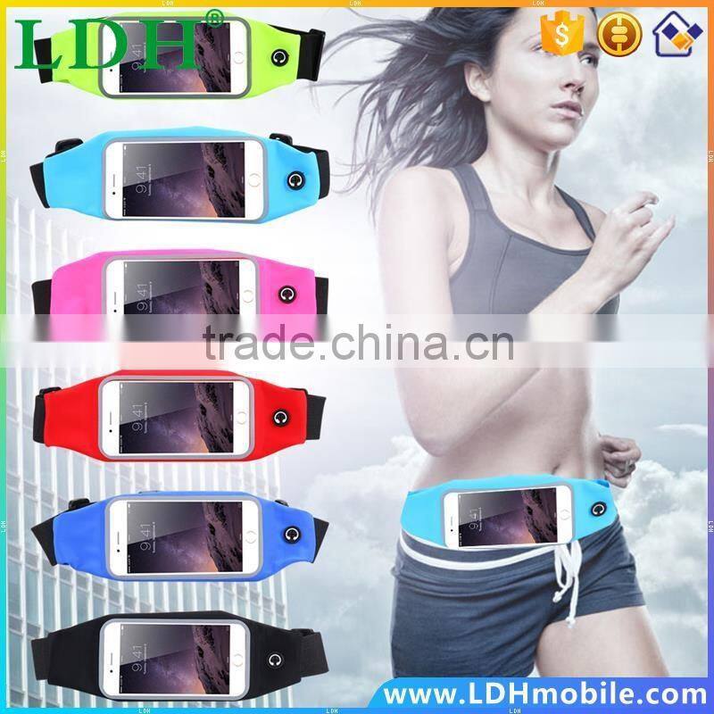 5.5 inch Universal Waterproof Workout Full Protective Cover For Samsung S6/s6Edge For MeizuM2 Mini Waist Bag Sports Running Case