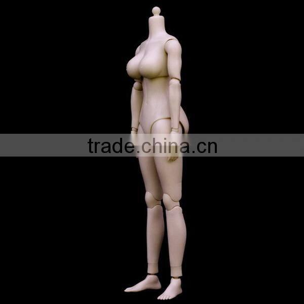 Female plastic whole body movable action figure models