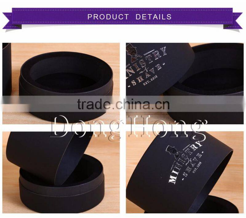 Tube paper gift boxes with logo stamping for perfume wholesale
