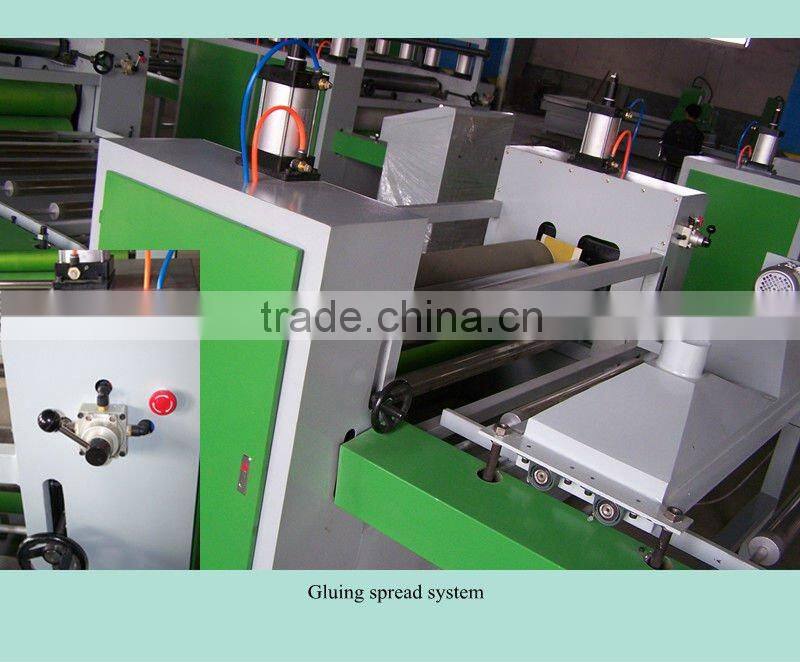 HSHM1350TZ-D Papaer and PVC sticking machine for plane surface