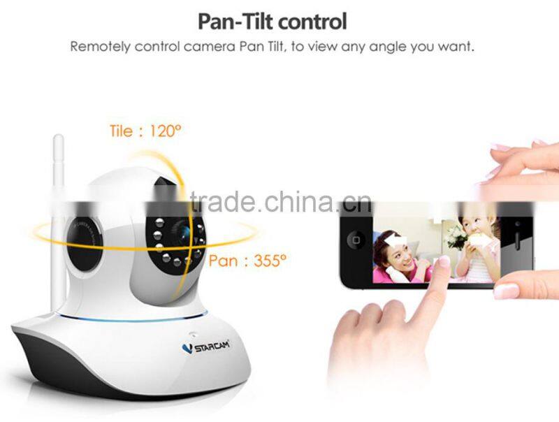 New Arrival VStarcam 960P resolution IR cut pan tilt Multi-language mobile APP night vision ip camera wifi