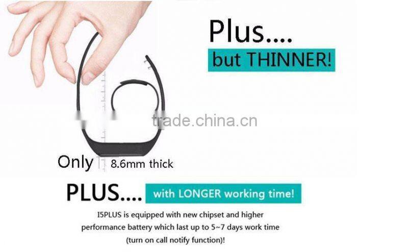 2016 best selling smart bracelet i5 plus smart band i5 plus fitness tracker