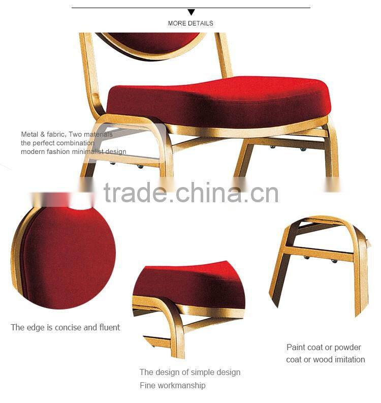 Wholesale high quality aluminum chair stackable used church chairs