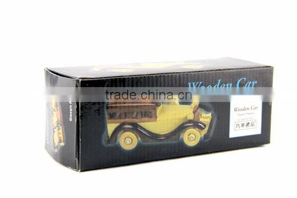fancy decoration wooden toy car