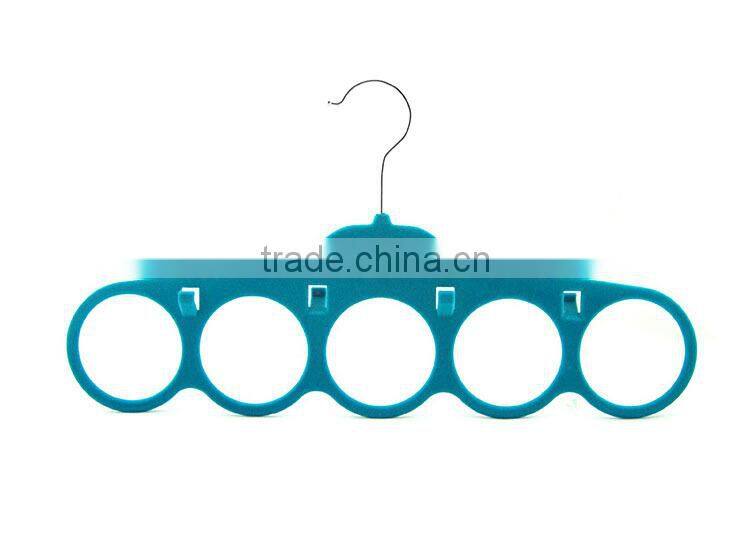 Velvet Hanging Accessory Organizer ,Scarf Tie Hanger Rack