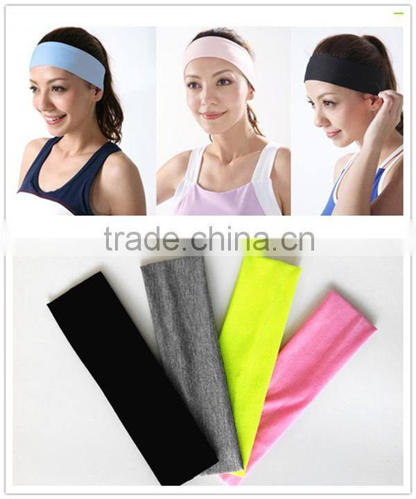 Fashion Elastic Girls Custom Yoga Headband