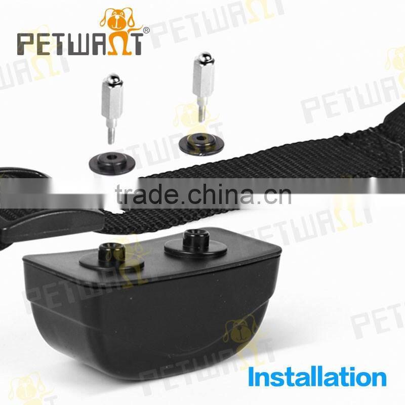 PTS-008 300m remote rechargeable no bark collar from china