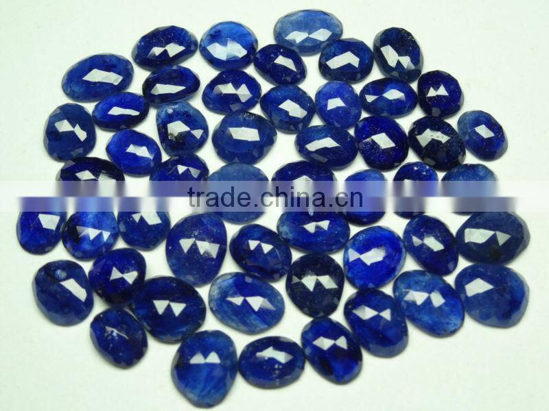 Rose cut glass filled gemstone