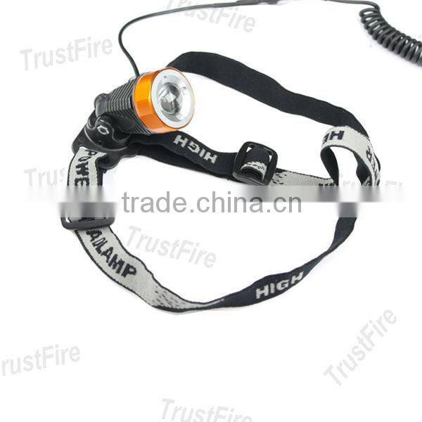 2013 Trustfire Portable 3868 -H6 led headlight CREE XMLT6 400lm rechargeable led headlight from China original factory