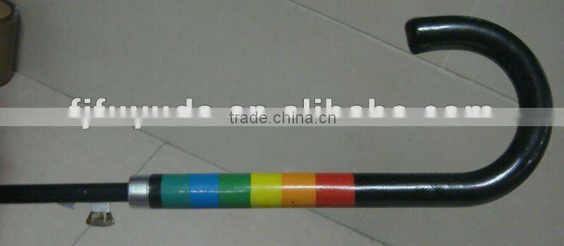 16 colors auto open rainbow umbrella for rain