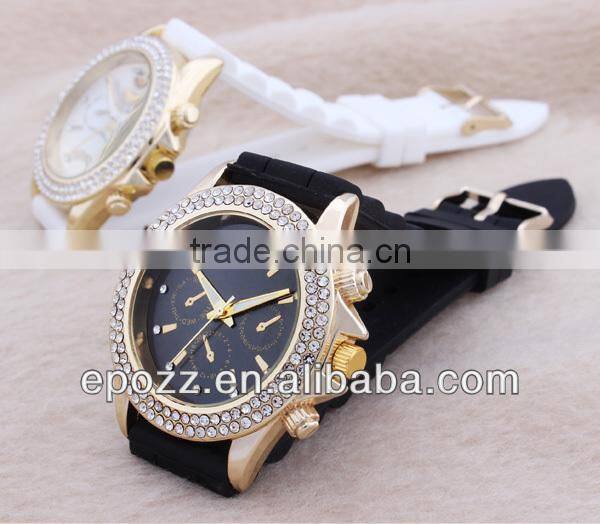 Wholesale colorful silicon ladies watches good gift silicone watch for ladies
