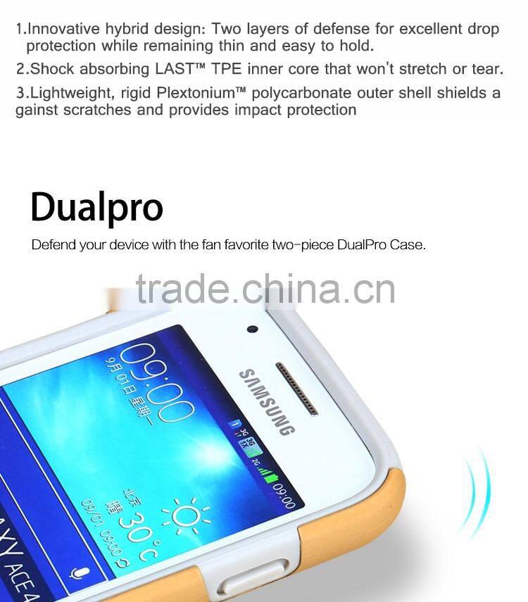 LZB Dualpro Siries phone cover for samsung galaxy ace 4 G313 case
