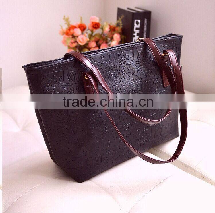 Fashion new products 2015 wholesale women's leather bag