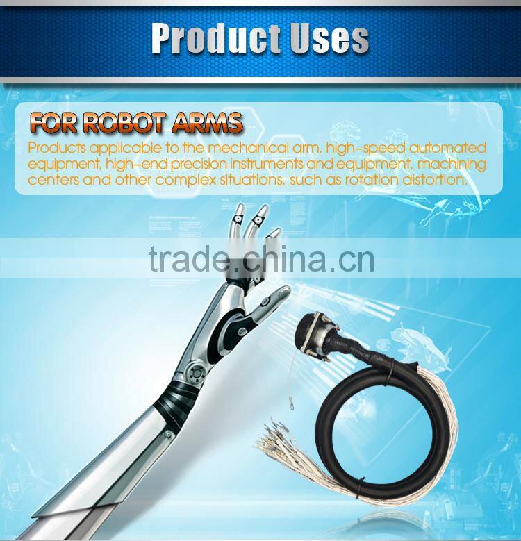pvc 26C high flexible drag chain cable, screened,robotic cable,control cable