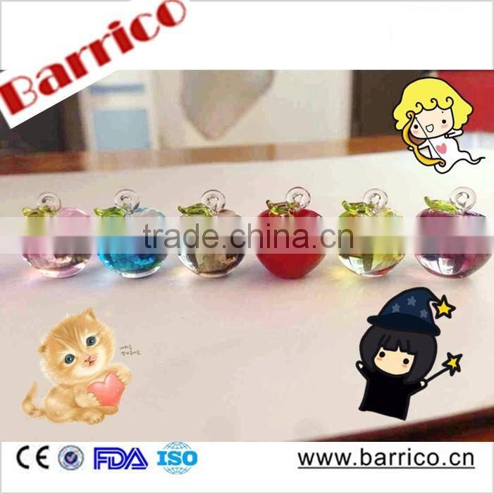 Custom Coloured glaze pendant / Cute azure stone pendant