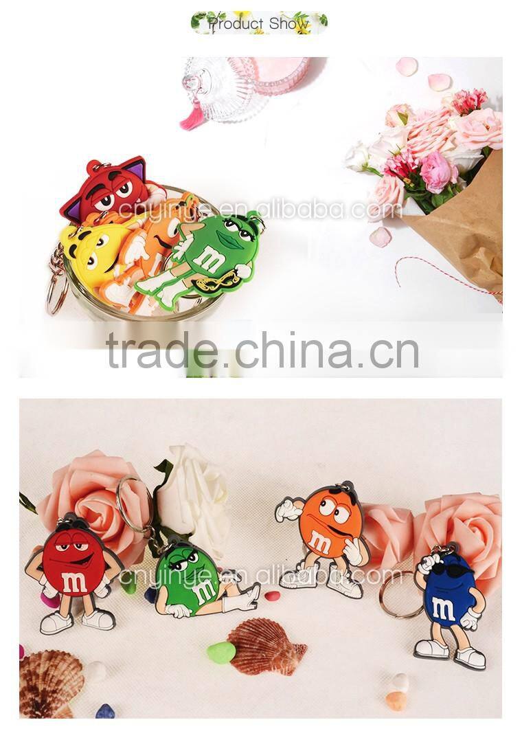 I LOVE NY flip-flop soft pvc keychain pvc rubber key chain