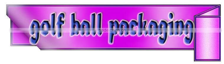 6 unit clear golf ball packaging