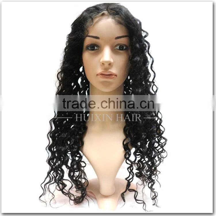 Top 7A grade virgin human hair wig, different hair style full lace human hair wig