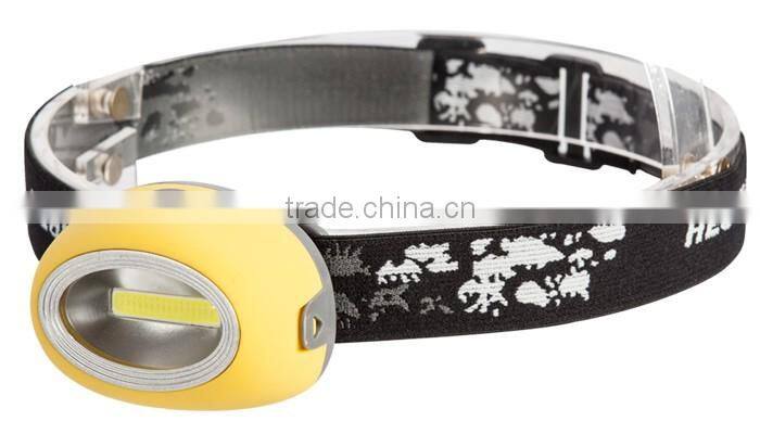 Best Selling AAA Battery High Power 3W COB Multifunction headlight/bike headlight