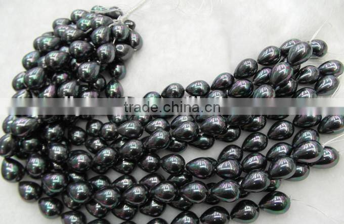 High quality tearl drop shell pearl beads