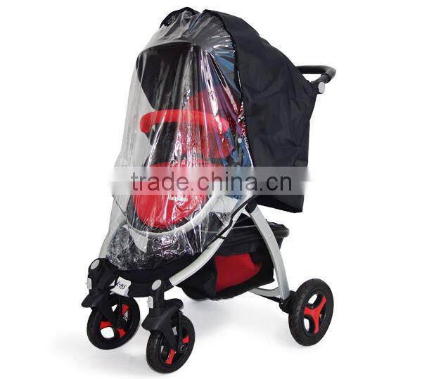 PVC baby stroller rain cover transparent waterproof baby stroller accessories