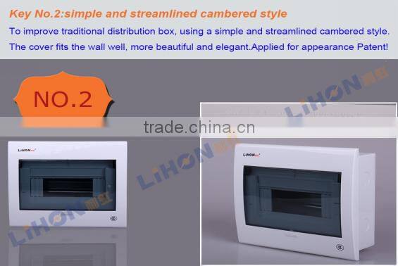 Domestic and export series single row auto open electric connect distribution panel box