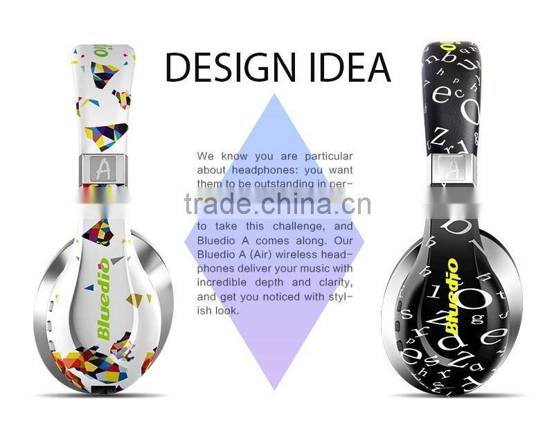 Bluedio A (Air) Fashionable Wireless Bluetooth Headphones with Headband 3D Surround Sound bluetooth headset