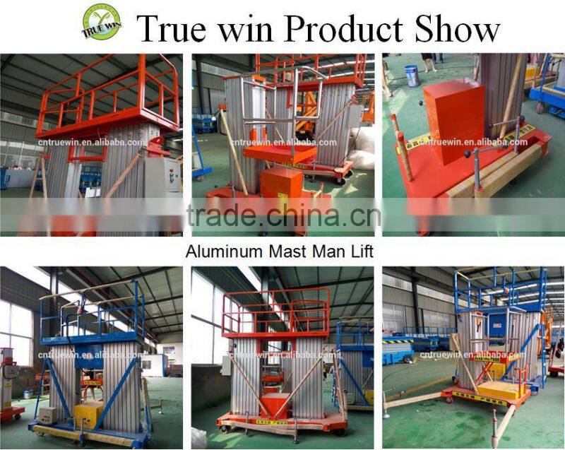 1 / 2 / 3 / 4 Mast Mobile / Vehicle-Based Aluminum Electric Telescopic Lift / Platform Table