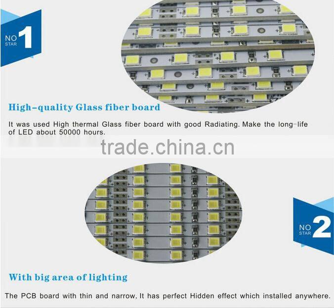 led Sidelit / Edgelit 4mm Width Ultra Thin 5730 SMD LED Rigid Strip bar backlight curtain