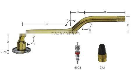 V3-06 SERIES TIRE VALVE FOR BUS AND HEAVY-DUTY TRUCK