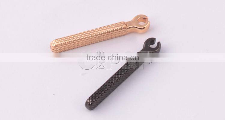 Slender metal sale zipper slider body for clothing