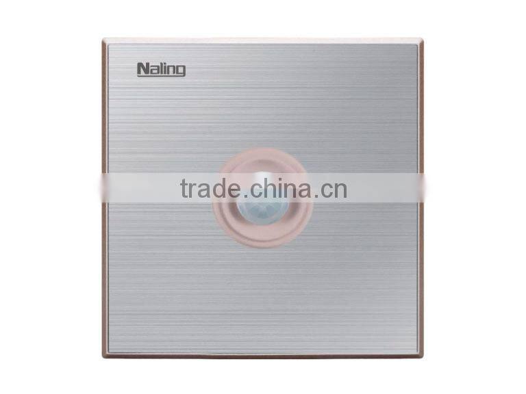 Brushed stainless steel electrical light switch touch Sensor switch
