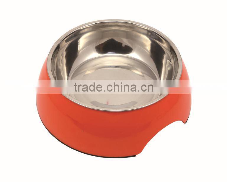 ZML5063-S pet products portable food for pet stainless steel pet bowl